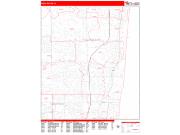 Boca Raton Wall Map Zip Code Red Line Style 2022
